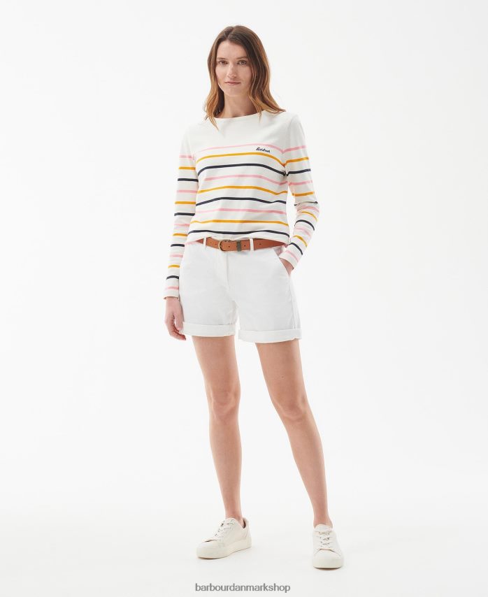 sky stribe Hawkins top BR2BR21656 Kvinder Barbour tøj