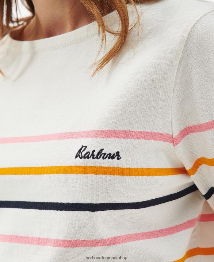 sky stribe Hawkins top BR2BR21656 Kvinder Barbour tøj