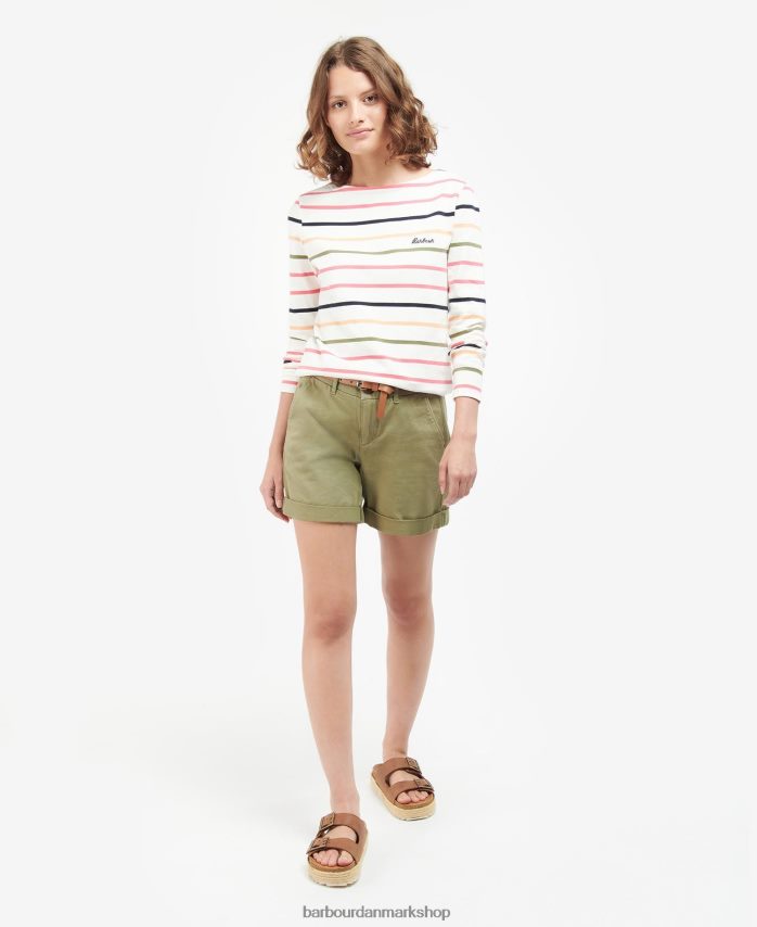 sky stribe Hawkins top BR2BR21665 Kvinder Barbour tøj