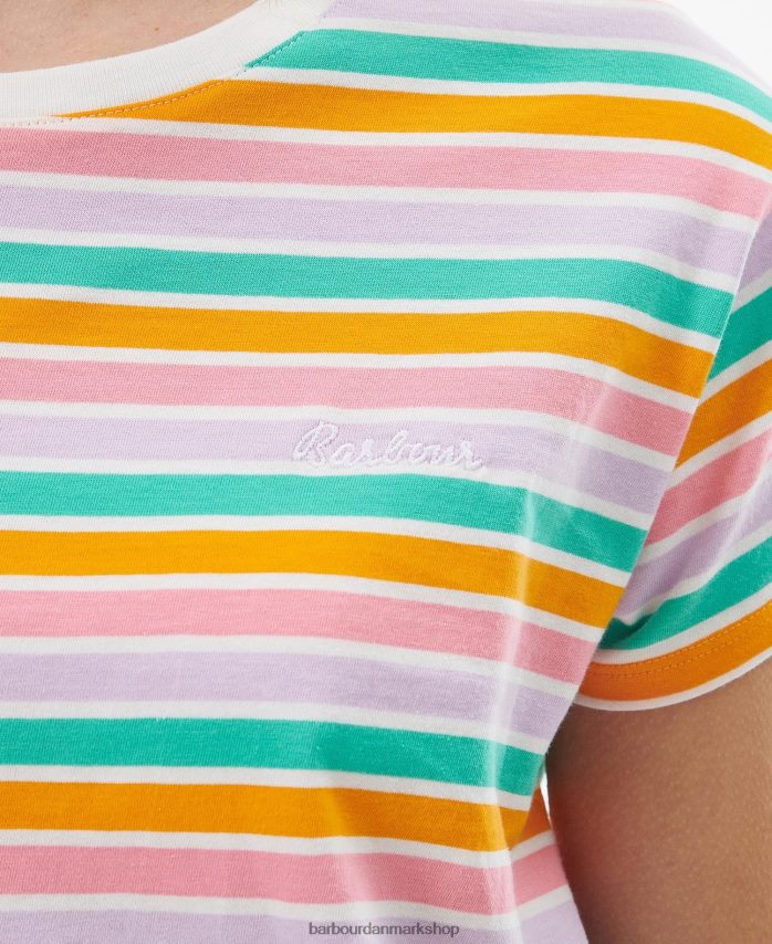 vandfaldsstribe stedsegrøn top BR2BR21675 Kvinder Barbour tøj