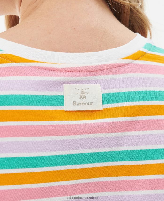 vandfaldsstribe stedsegrøn top BR2BR21675 Kvinder Barbour tøj