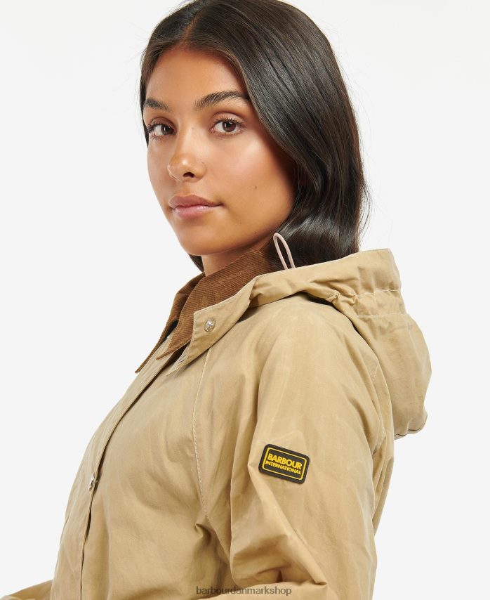 midnatsgrøn/midnatsgrøn tjek rossin brusefast trenchcoat BR2BR21529 Kvinder Barbour tøj