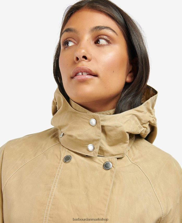 midnatsgrøn/midnatsgrøn tjek rossin brusefast trenchcoat BR2BR21529 Kvinder Barbour tøj