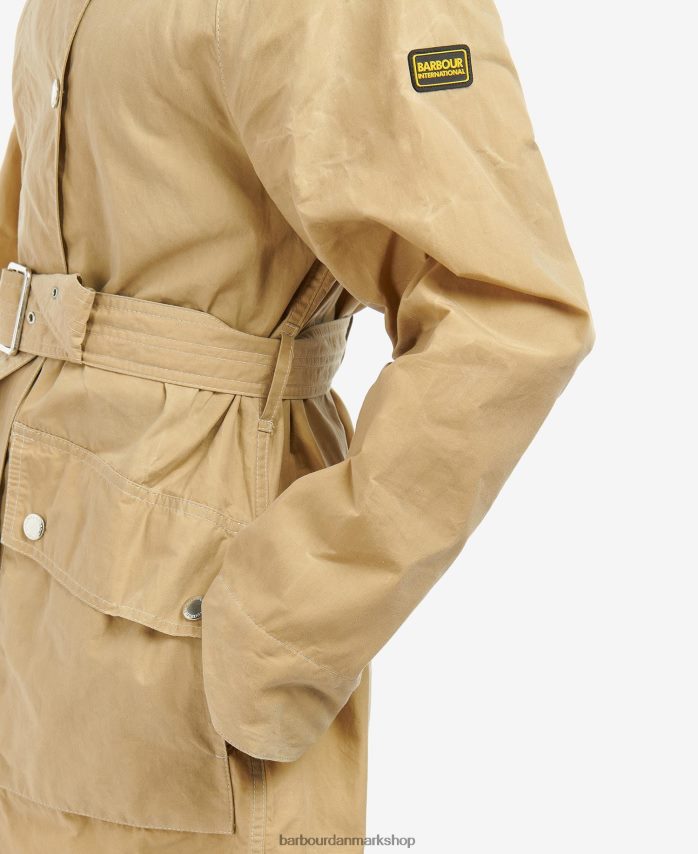 midnatsgrøn/midnatsgrøn tjek rossin brusefast trenchcoat BR2BR21529 Kvinder Barbour tøj