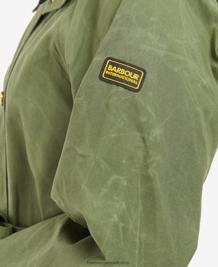 midnatsgrøn/midnatsgrøn tjek rossin brusefast trenchcoat BR2BR21539 Kvinder Barbour tøj