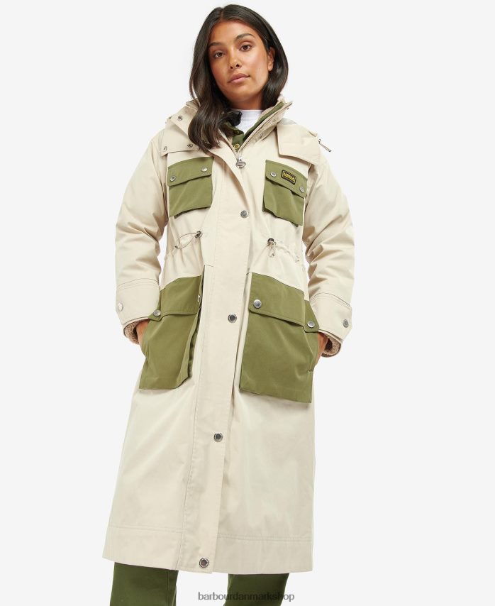 midnatsgrøn thruxton vandtæt trenchcoat BR2BR21535 Kvinder Barbour tøj
