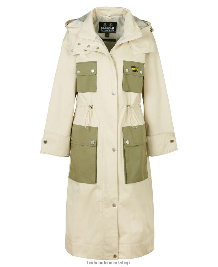 midnatsgrøn thruxton vandtæt trenchcoat BR2BR21535 Kvinder Barbour tøj