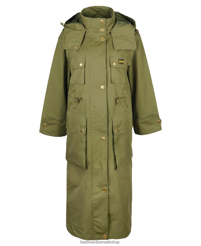 midnatsgrøn thruxton vandtæt trenchcoat BR2BR21536 Kvinder Barbour tøj