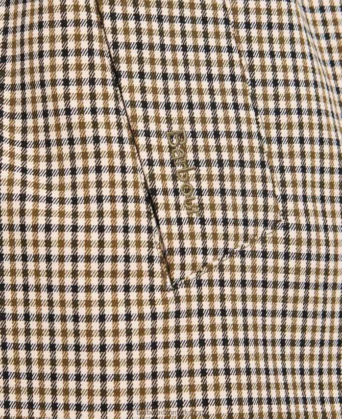 poppelgrøn mikrotjek somerland tern trenchcoat BR2BR21525 Kvinder Barbour tøj