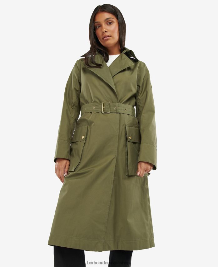 sort/northumberland tern powerbuilt vandtæt trenchcoat BR2BR21534 Kvinder Barbour tøj