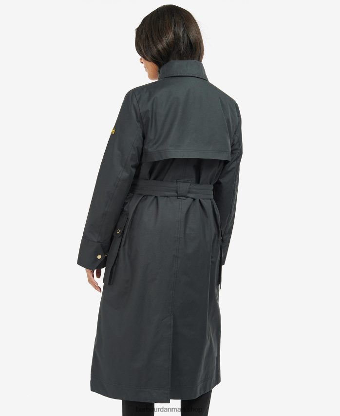 sort/northumberland tern powerbuilt vandtæt trenchcoat BR2BR21538 Kvinder Barbour tøj