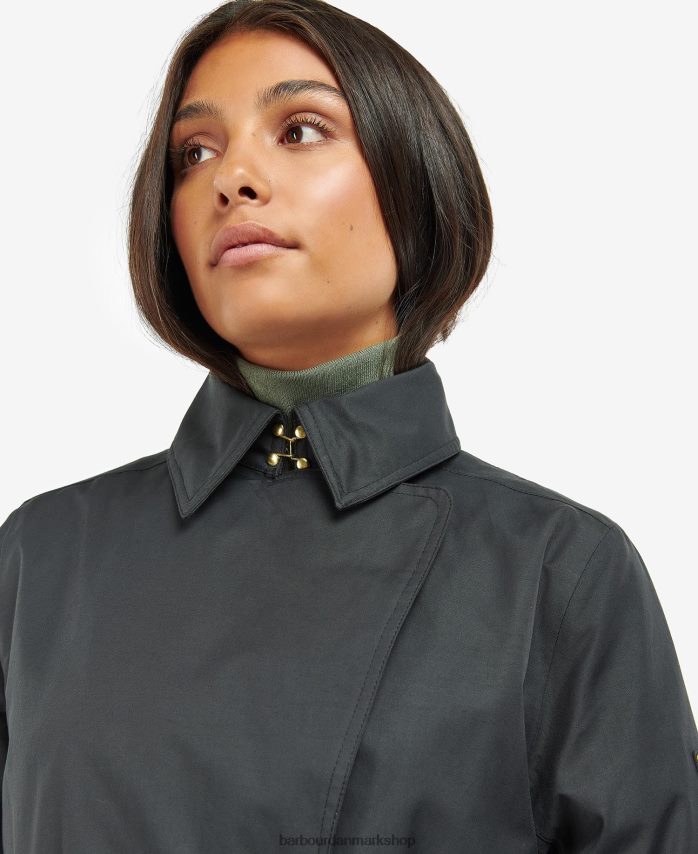sort/northumberland tern powerbuilt vandtæt trenchcoat BR2BR21538 Kvinder Barbour tøj