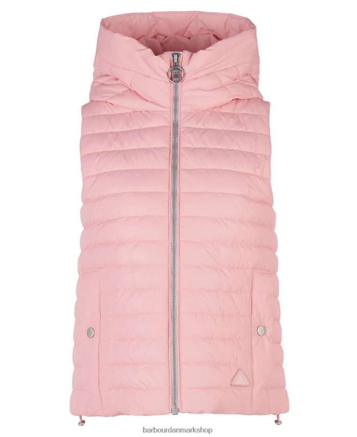 engsød pink okseøje gilet BR2BR21542 Kvinder Barbour tøj