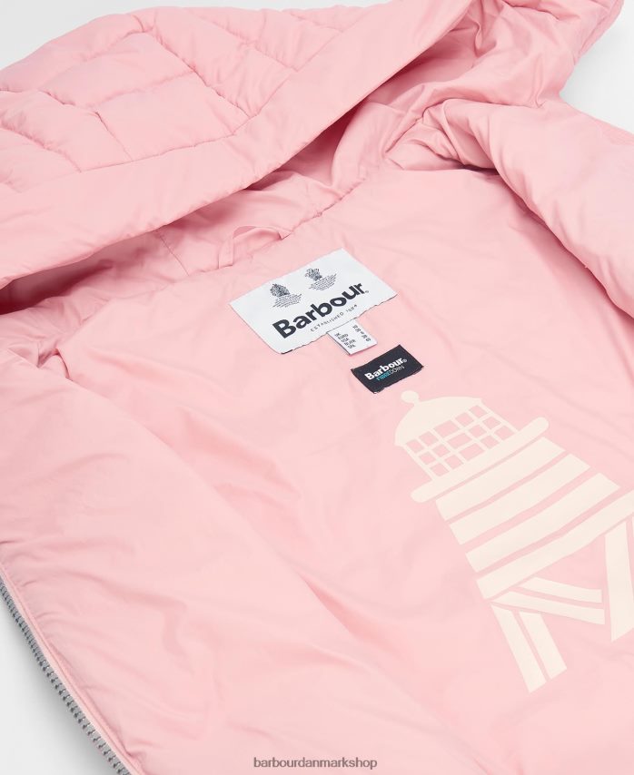 engsød pink okseøje gilet BR2BR21542 Kvinder Barbour tøj