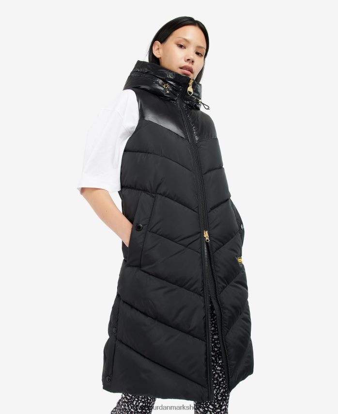 kulsort marathon-gylte BR2BR21584 Kvinder Barbour tøj