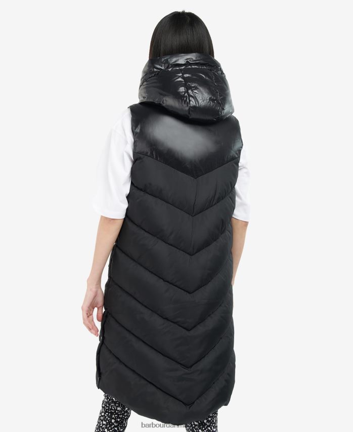 kulsort marathon-gylte BR2BR21584 Kvinder Barbour tøj