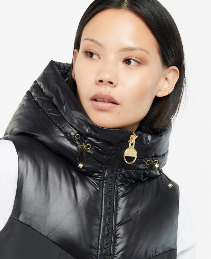 kulsort marathon-gylte BR2BR21584 Kvinder Barbour tøj