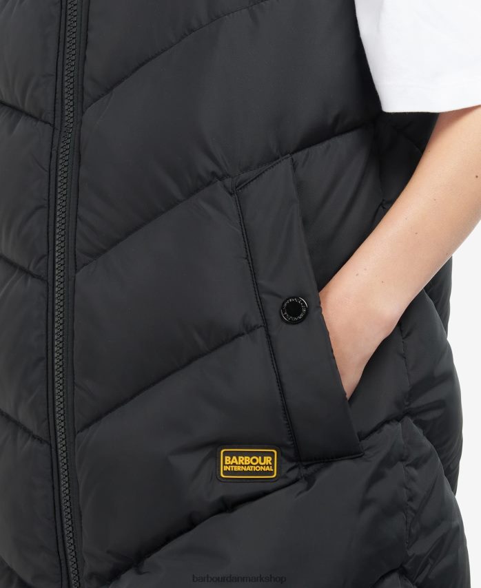 kulsort marathon-gylte BR2BR21584 Kvinder Barbour tøj