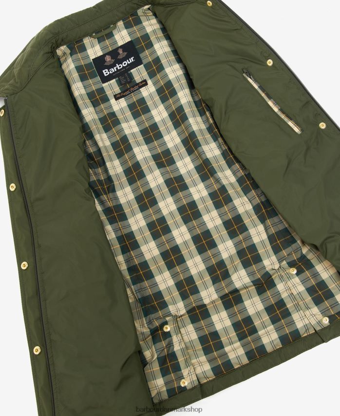 let sand/kjole bæltede forsvarsvest BR2BR21556 Kvinder Barbour tøj