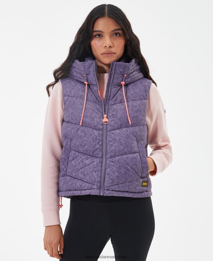 månelandskab print trykt halton vest BR2BR21569 Kvinder Barbour tøj