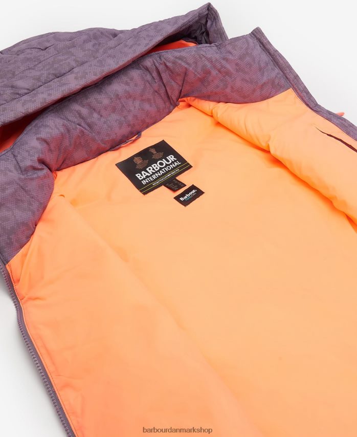 månelandskab print trykt halton vest BR2BR21569 Kvinder Barbour tøj