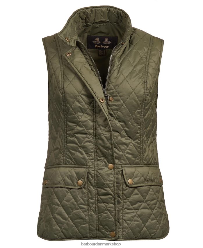 oliven Weste Otterburn BR2BR21541 Kvinder Barbour tøj