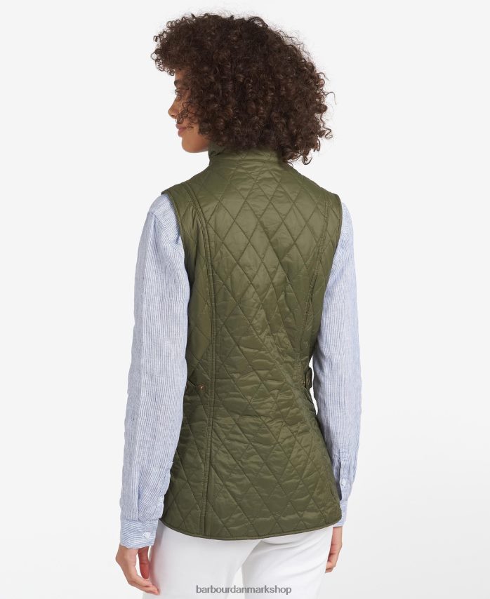 oliven Weste Otterburn BR2BR21541 Kvinder Barbour tøj