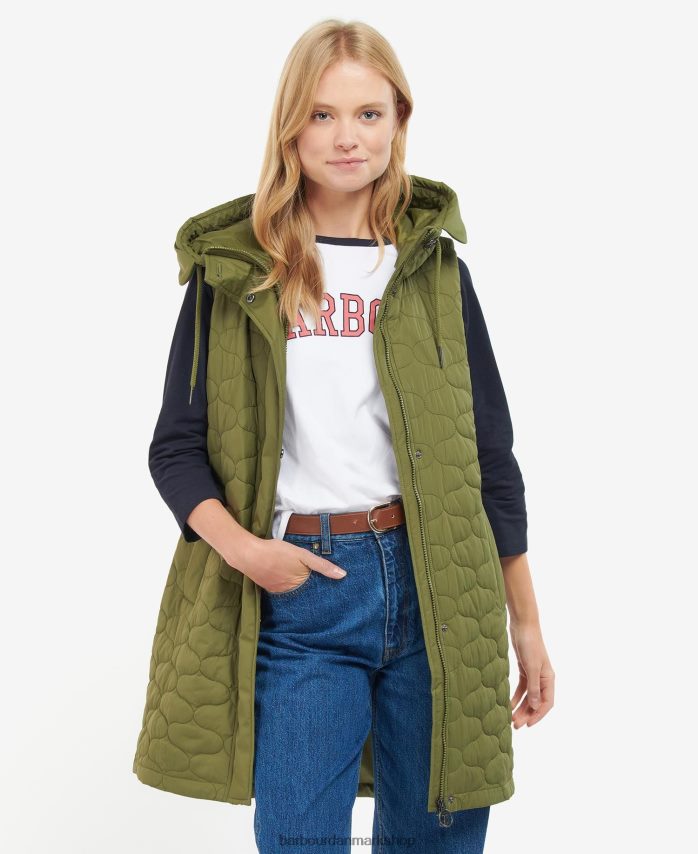 oliventræ nahla gilet BR2BR21570 Kvinder Barbour tøj