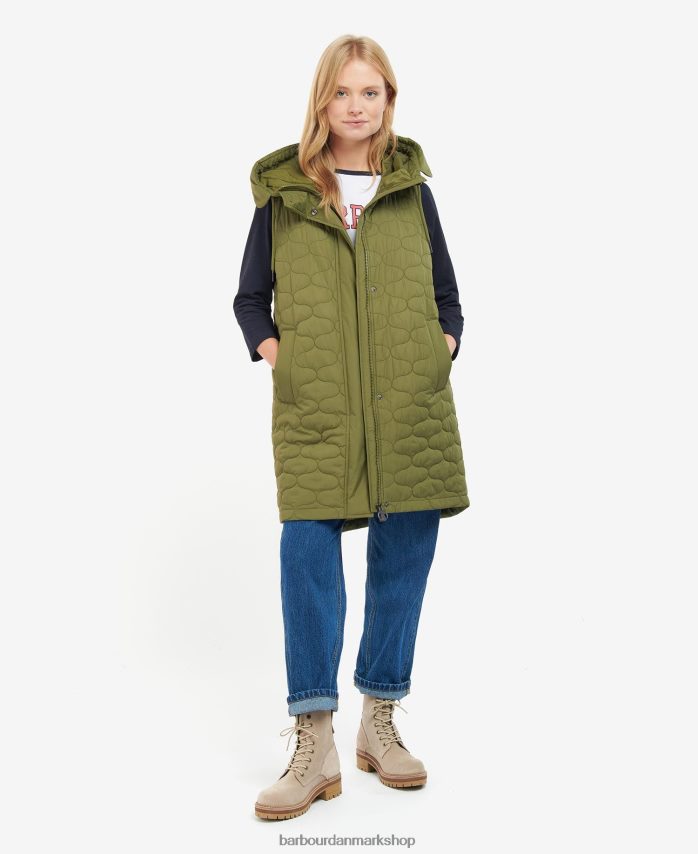 oliventræ nahla gilet BR2BR21570 Kvinder Barbour tøj