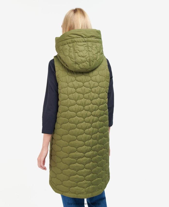 oliventræ nahla gilet BR2BR21570 Kvinder Barbour tøj