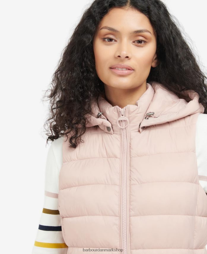rosenkvarts shaw gilet BR2BR21573 Kvinder Barbour tøj