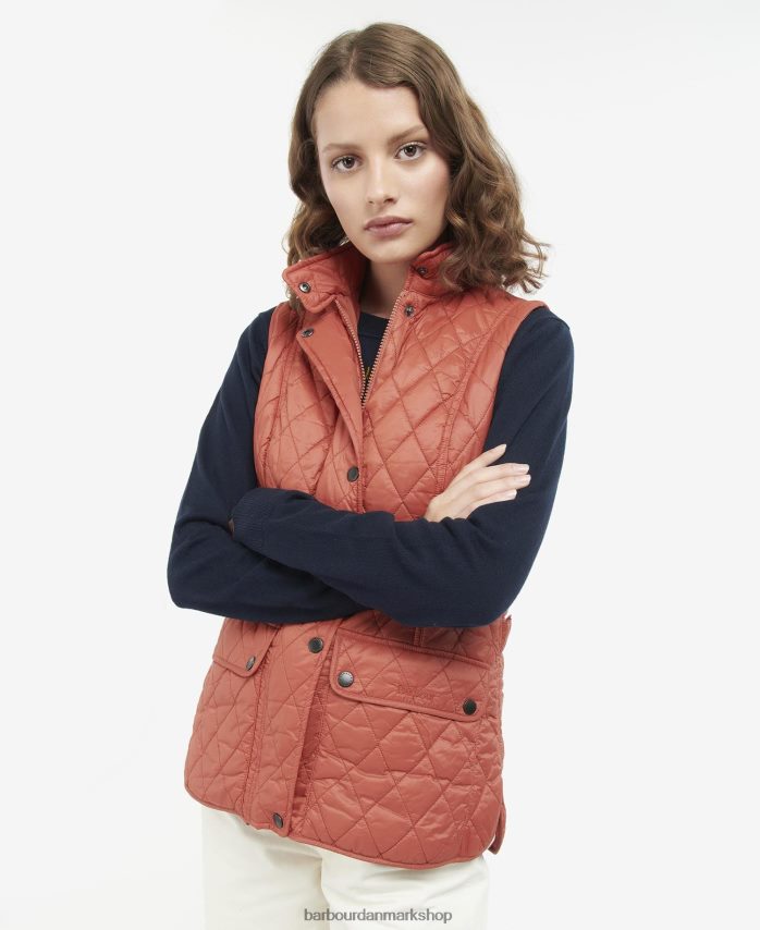 rosenstøv odderbrændt gilet BR2BR21544 Kvinder Barbour tøj