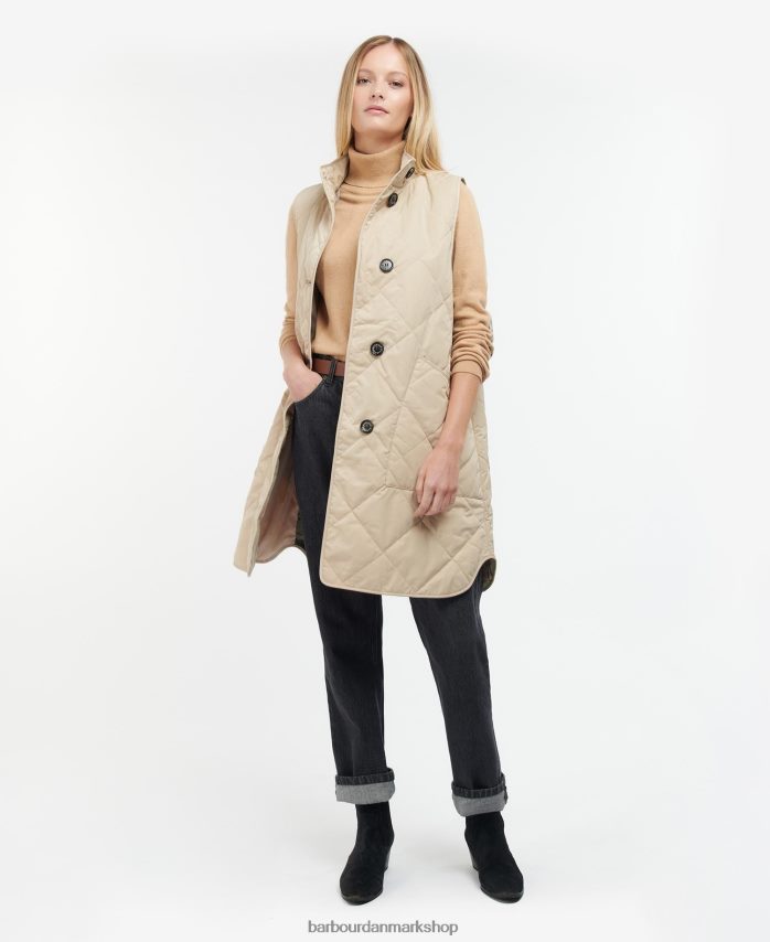 sort/gammel dumfries gilet BR2BR21546 Kvinder Barbour tøj