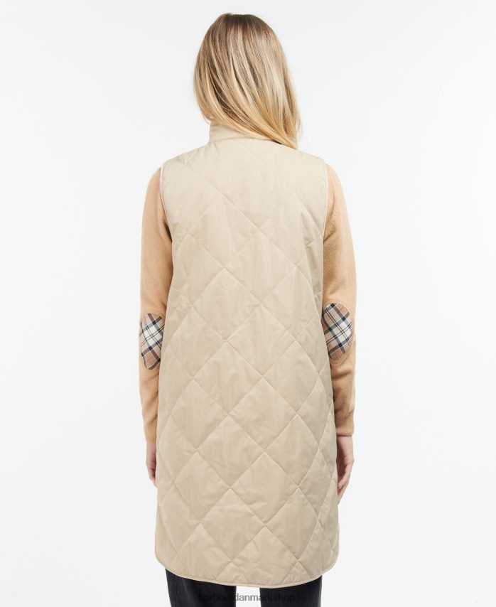 sort/gammel dumfries gilet BR2BR21546 Kvinder Barbour tøj