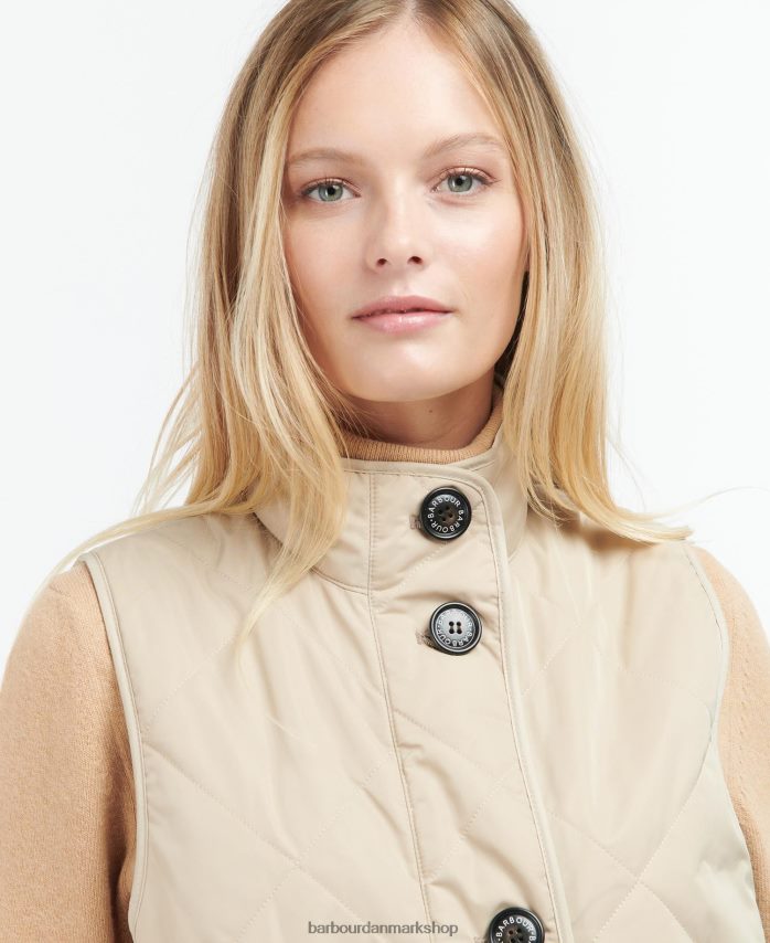 sort/gammel dumfries gilet BR2BR21546 Kvinder Barbour tøj