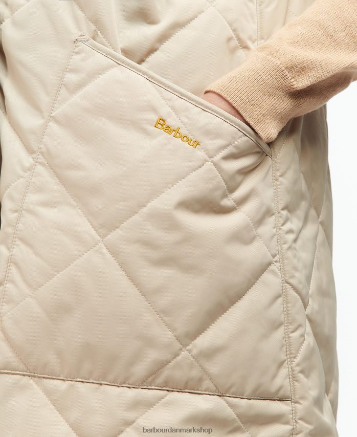 sort/gammel dumfries gilet BR2BR21546 Kvinder Barbour tøj