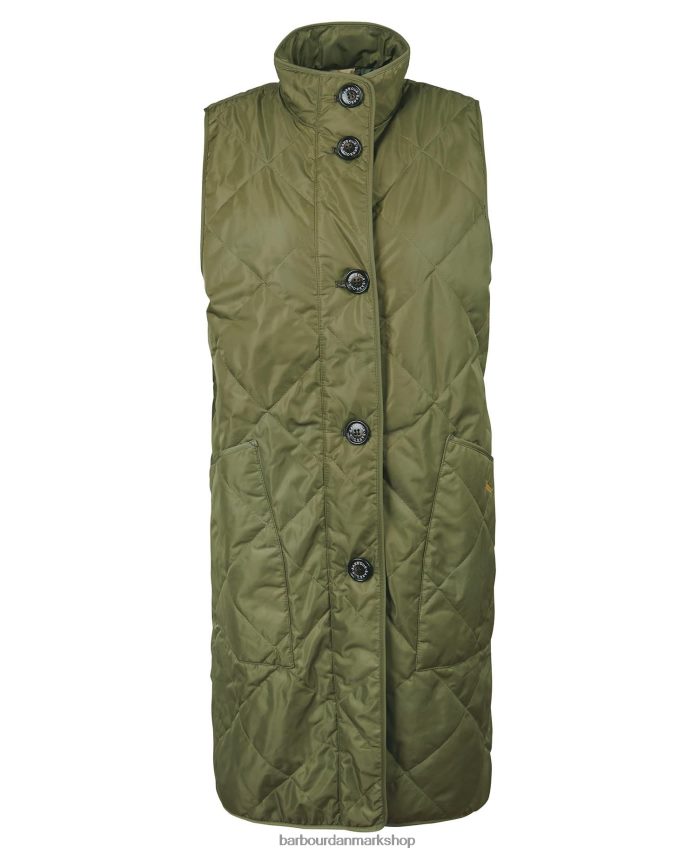 sort/gammel dumfries gilet BR2BR21578 Kvinder Barbour tøj