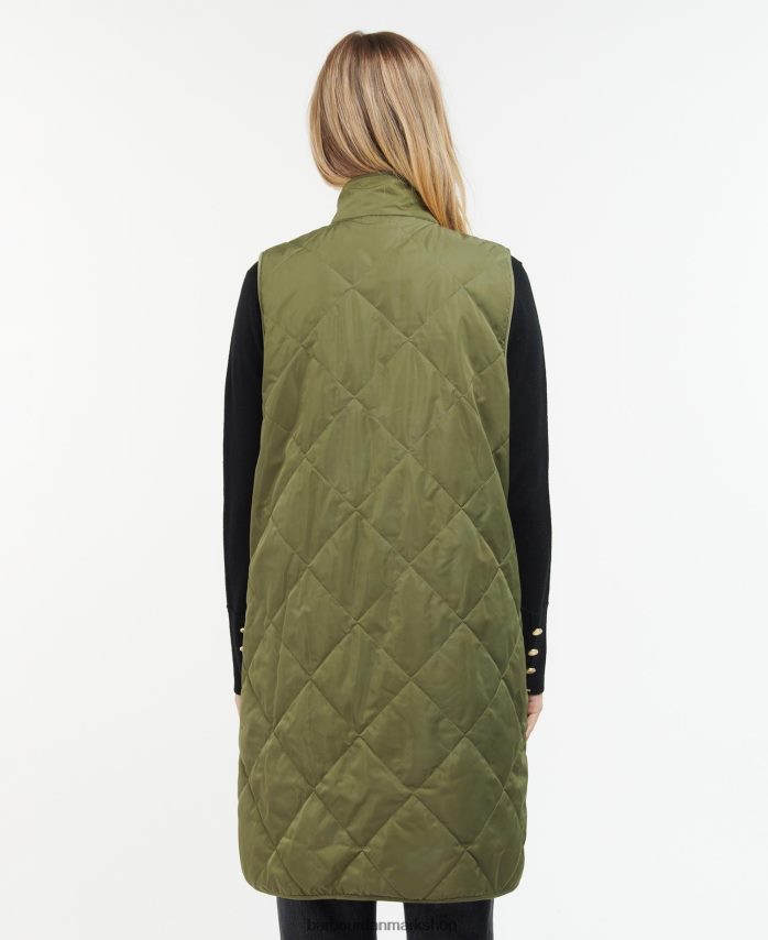 sort/gammel dumfries gilet BR2BR21578 Kvinder Barbour tøj