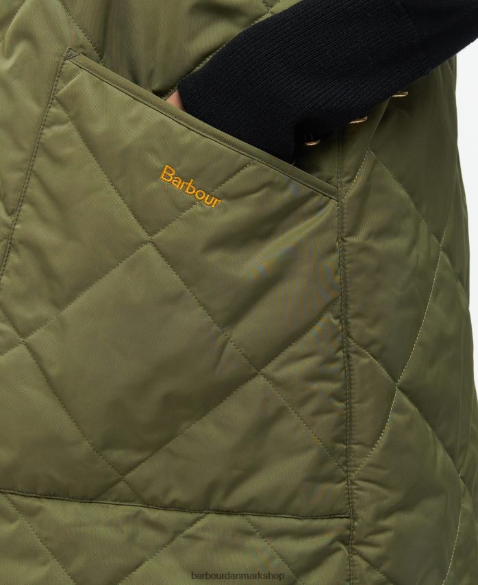 sort/gammel dumfries gilet BR2BR21578 Kvinder Barbour tøj