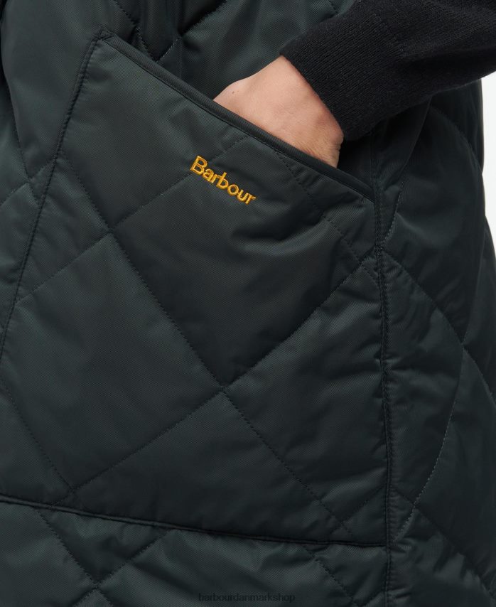 sort/gammel dumfries gilet BR2BR21579 Kvinder Barbour tøj