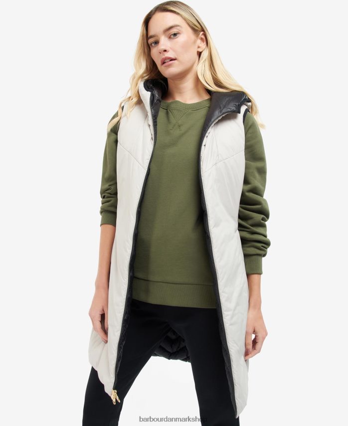 sort/sølv sky cosford vendbar vest BR2BR21574 Kvinder Barbour tøj
