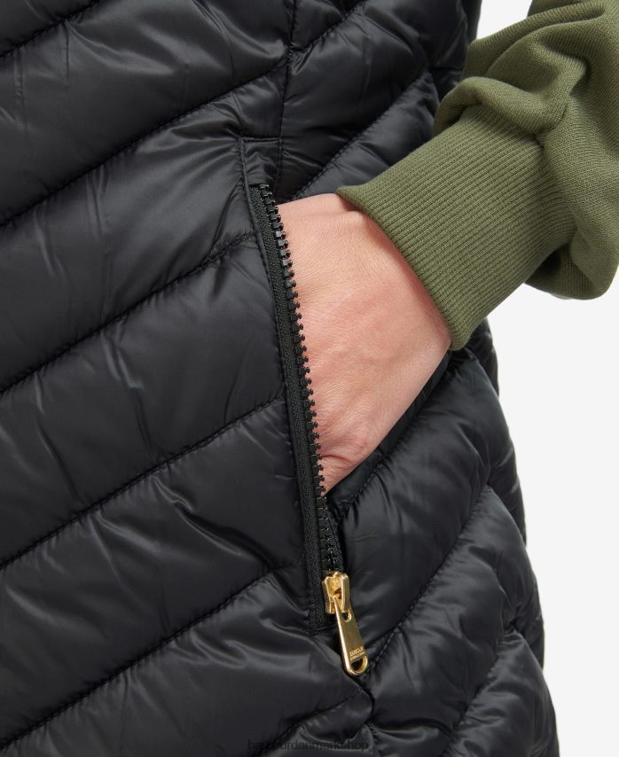 sort/sølv sky cosford vendbar vest BR2BR21574 Kvinder Barbour tøj