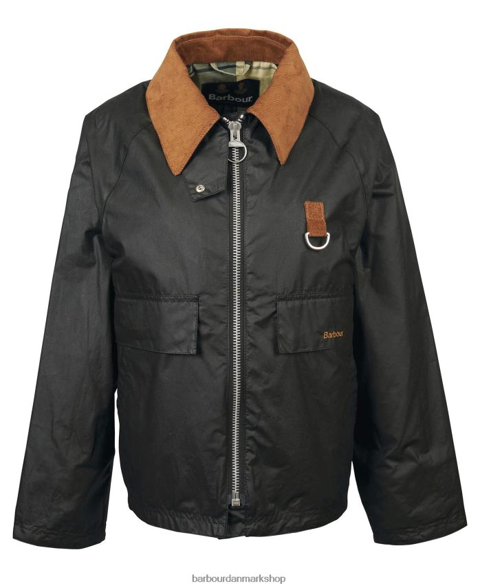 arkiv oliven/gammel eddleston vokset jakke BR2BR21383 Kvinder Barbour tøj