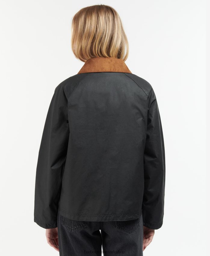 arkiv oliven/gammel eddleston vokset jakke BR2BR21383 Kvinder Barbour tøj