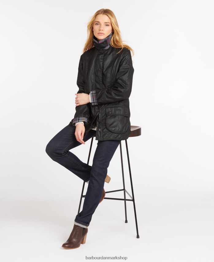 bark beadnell voks jakke BR2BR21370 Kvinder Barbour tøj