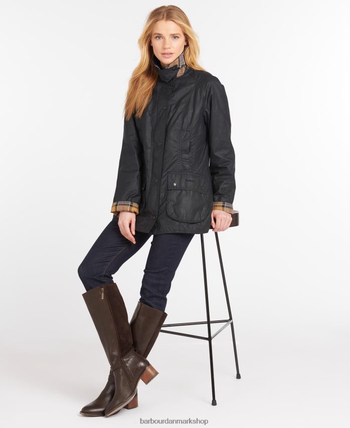 bark beadnell voks jakke BR2BR21373 Kvinder Barbour tøj