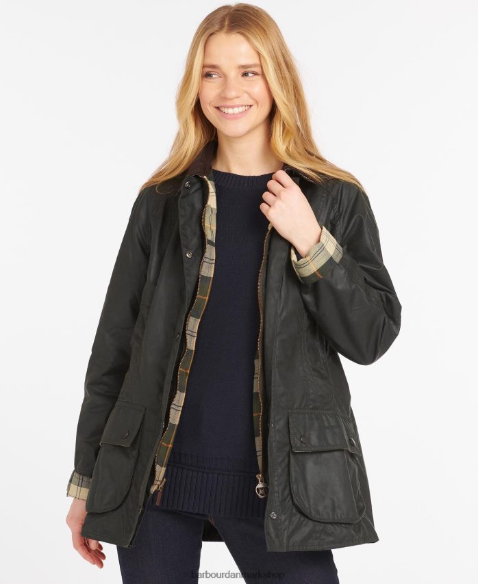 bark beadnell voks jakke BR2BR21376 Kvinder Barbour tøj