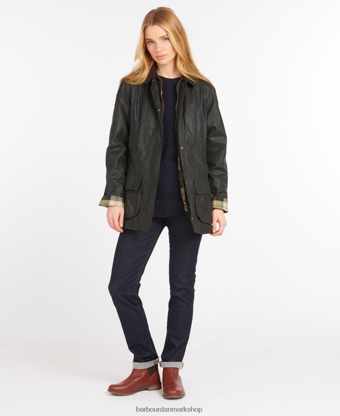 bark beadnell voks jakke BR2BR21376 Kvinder Barbour tøj