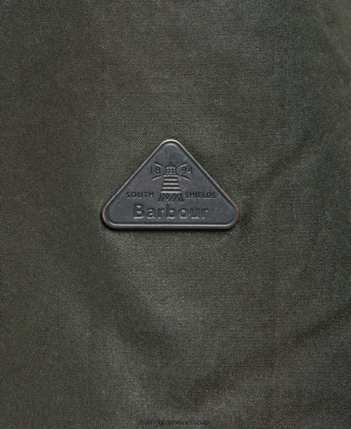 bregne/oliven/limeade lunan voks jakke BR2BR21397 Kvinder Barbour tøj