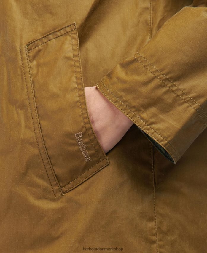 sand/gammel poppel brora voksjakke BR2BR21391 Kvinder Barbour tøj